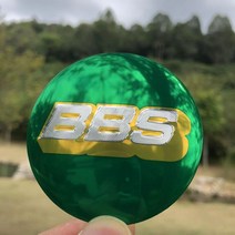 4x 스티커 BBS 휠 센터 캡 허브 3D 로고 65mm 56mm 그린/골드, [01] 4PCS    65MM