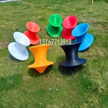 스핀체어 특이한 팽이 의자 돌아가는 카페 인테리어의자, 레드S