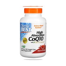 닥터스베스트 코엔자임Q10 코엔자임큐텐 유비퀴논 400mg 180캡슐, 1통, 180개입