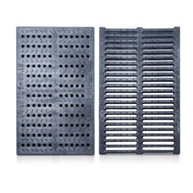 배수로덮개 우수받이 맨홀 덮개 뚜껑 날개형 거름망, 길이 500폭 200높이 20스트립 홀