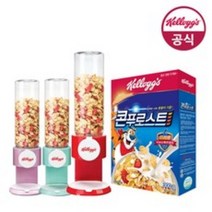 켈로그 시리얼 디스펜서 (민트) + 콘푸로스트 300g, 시리얼 디스펜서(민트)+콘푸로스트300g