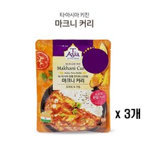 [조은마켓] 내가 먹던 카레하고 달라!! 샘표 티아시아키친 마크니 커리 소프트분말 100g 토마토 크림 버터의 고소한 풍미 카레 커리, 마크니 커리 100g - 3개