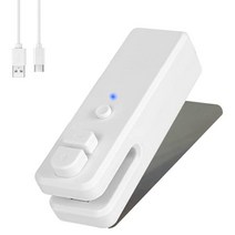 포장실링기 USB Charging Mini Sealing Machine Household Snack Plastic Packaging Bag Heat Small, [01] 실버 그레이
