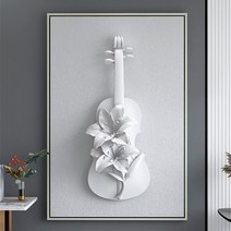 김나영액자 백합꽃 장우철꽃 바이올린 nft그림 웜그레이테일에바알머슨그림 그림렌탈, 백합꽃 바이올린 벽걸이 액자
