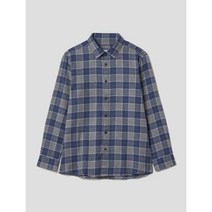 로가디스 로가디스 CANCLINI 스카이 블루 기모 체크 셔츠 RY2864P38Q