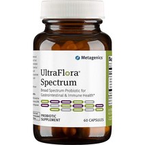Metagenics UltraFlora Spectrum 메타제닉스 울트라플로라 스펙트럼 60정, 1개, 1