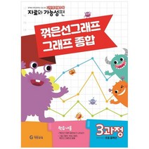 [기탄교육] 기탄영역별수학 자료와 가능성편 3과정 꺾은선그래프 그래프 종합, 없음