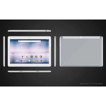 최신 10 인치 태블릿 pc 4g-lte 2.5d 강화 유리 안드로이드 9.0 os gps 와이파이 6gb ram 128gb rom ips 옥타 코어 태블릿 10, 은
