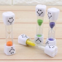 이닦기 타이머 3분 모래시계 교육용 양치 습관 3살아이 유치원 유아 어린이 무소음 치과, 흡착식