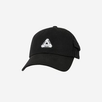 팔라스 가먼트 다이드 트라이퍼그 패치 6-패널 캡 블랙 - 22FW Palace Garment Dyed Tri-Ferg Patch 6-Panel Black 433578