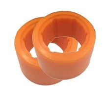 듀얼전동킥보드 접이식 두발킥보드 전기 스케이트 보드 타이어 고무 휠 허브 90mm 교체 휠 모터 긴 롤, 03 Orange 2pcs