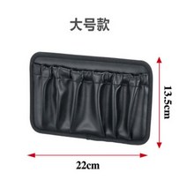 첨달 자동차용 가죽 사물함 좌석 핸드폰 수납함 차량용 잡동사니 선반 안, 1 건, 블랙 사이즈