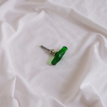 엔틱and데코 Glass Knob-189 크리스탈 가구손잡이 그린 1구, 1개