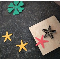 불가사리 칼 금형 모양 다이 커팅, 기본형 25mm