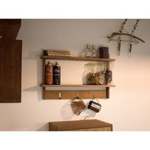 밀러 벽선반 K타입 2단 빈티지선반, 4개로변경