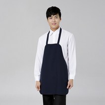 목걸이형 손님용 앞치마 (6color) / 자수 나염 작업가능 제작앞치마, 곤색, 1개