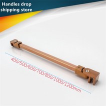 전기장비 소모품 로즈 골드 샤워 설치 키트 유리 클램프 브래킷 도어 핸들 힌지 인클로저 패널 지지대, 01 Gold 400mm