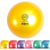 [기타브랜드] 리듬체조 공 185mm 6가지색상, 색상:그린
