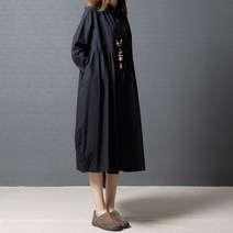 린넨 터널 끈 나시 원피스 항아리치마 롱미디