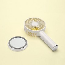 피센 미트볼 휴대용 선풍기 TP-F01GXZ / 거울 핸디팬, 상세페이지 참조, 화이트
