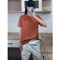 [안심구매 무료교환] 여성 여름 반팔 루즈핏 오버핏 면티셔츠 빈티지