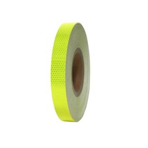 GDF4307 벌집무늬 반사 테이프 25mm x 50M 형광노랑 반사테이프/안전테이프/야간작업/안전표시