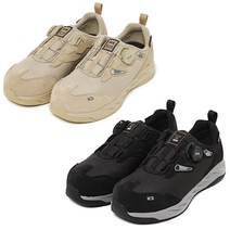 K2 LT-106 가죽 메쉬 4인치 안전화 + 제습제 4개, 베이지