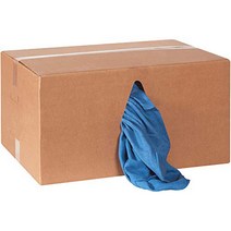 Poly Bag Guy Box of Huck Towels 16” x 25” Blue 170/Case 25 Lbs/Case, 1