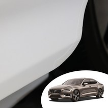 어른킹 볼보 S60 도어 하단 코너 PPF 스크래치 문콕 기스 차단 자동차 투명 보호필름 4매