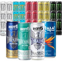 핫식스 더킹 몬스터에너지 드링크 355ml 24캔 울트라 그린 에너지음료 9종 모음, 몬스터에너지 망고로코 355ml x