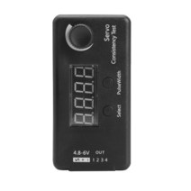 드론 조종기 리모콘 조종 DC 4.8-6V Plastic ESC Consistency 3 Modes Digital Servo Tester PPM, 한개옵션0