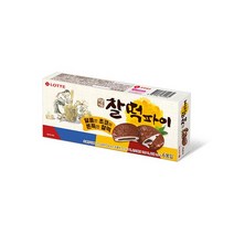 롯데 명가찰떡파이 오리지날 210g 사무실간식 자꾸만손이가는 영양만점 탕비실, 18개
