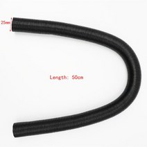 차량용 선풍기 25mm 에어 디젤 주차 히터 흡입 필터 소음기 파이프 4 타입 베바스토 에버스패커용 블랙, 4.Pipe