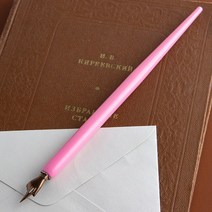 브라우스 스페셜 필기용 펜촉 우드 홀더 세트, 1개, 브라우스 스페셜 필기용 핑거 펜촉 우드 홀더 세트