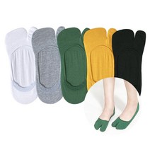 [삭스팡] 남녀 밀착밴드 타비덧신 양말 5켤레