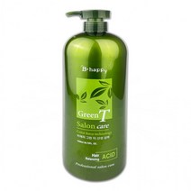 -D 비해피 티 샴푸 그린 1500ml 산성 덕용샴푸, 상세페이지 참조