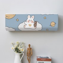 COSYEVNO 벽걸이 에어컨 커버 먼지를막다 산뜻한 스타일, KTZ517, 86*23*30(2P)