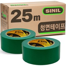 신일 청테이프 청면 48mm X 25M 녹색 12개