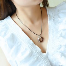 남자팬던트 시이지 띠 목걸이 본명 년 소 트렌드 힙합 마양견 흑요석 이브버튼 여성 2585965584