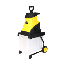 잔가지 파쇄기 낙엽 분쇄기 나뭇가지 절단기 슈레더, 2500W 파쇄기 + 수거백 + 칼날