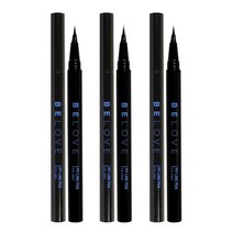 (3개)비러브 마이라인 펜 아이라이너 블랙, 색상:단일상품, 단품