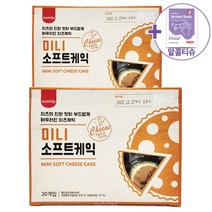 코스트코 삼립 미니 소프트치즈케익 40G X 20개 X 2박스 + 더메이런알콜티슈, 2개