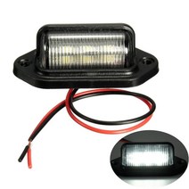 캠핑카 계단 트레일러 카라반 계단 스텝6led 트럭 번호판 라이트 카 트럭 여객 261, 없음