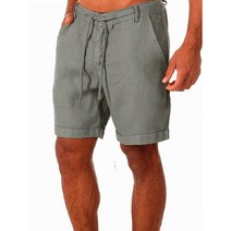 kb 2022 새로운 남성 면 린넨 반바지 바지 남성 여름 통기성 단색 린넨 바지 피트니스 streetwear s-4xl
