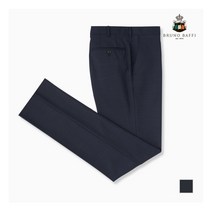 [브루노바피(남성)] [BRUNO BAFFI] 네이비 모 조직감 스탠다드 정장팬츠_MAEG