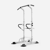 턱걸이 철봉 풀업 운동 기구 홈트레이닝 가정용 실내 치닝디핑 머신, 화이트