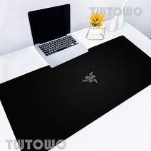 기보드장패드 게이밍마우스패드 마우스 패드 Razer 대형 새 만화 게이머 안티 슬립 러블리 매트 카펫 러그 노트북 데스크탑 키보드 MousePad, [01] Size 220x180x2 mm, [04] 2
