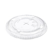 카페앤티 투명컵 92파이 평리드 평뚜껑 테이크아웃컵, 1봉, 100개