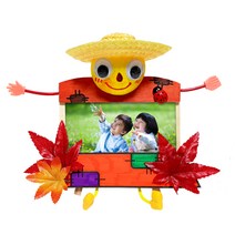 가을 허수아비 이젤액자 만들기 미술 미술재료 방과후 수업재료 만들기 키트 학습 준비물 DIY, 상세페이지 참조