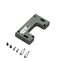 SERVO 금속 스티어링 서보 고정 마운트 브래킷 WPL B1 B24 C14 C24 B36 MN D90 D91 MN99s RC 자동차 업그, 04 A Black